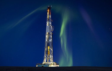 Image showing Drilling Rig Potash Mine