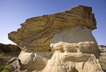 Image showing Milk River Alberta Badlands