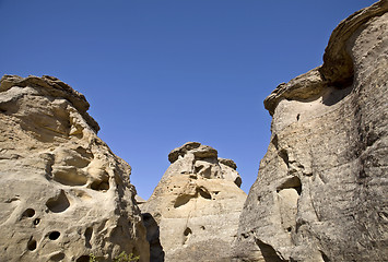 Image showing Milk River Alberta Badlands