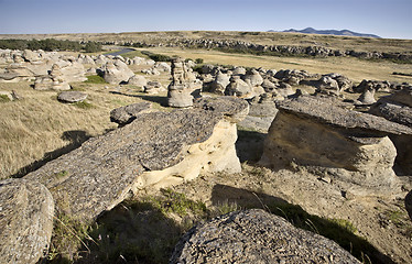 Image showing Milk River Alberta Badlands