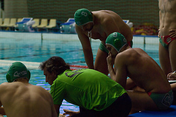 Image showing Zinnurov Irek - coach of waterpolo team Sintez (Kazan)