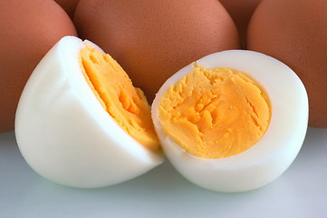 Image showing Boiled egg