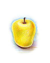 Image showing yellow apple