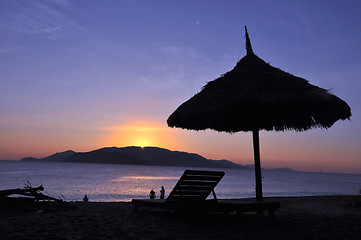 Image showing Landscape on beach