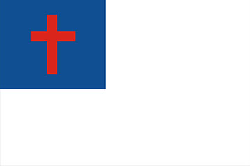 Image showing christian flag