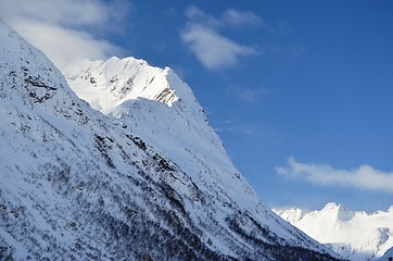 Image showing Mountains and sky
