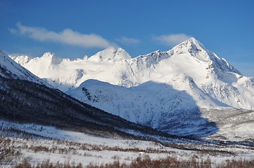 Image showing Mountains and a valley