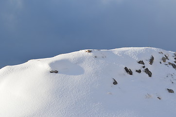 Image showing Hilltop in winter