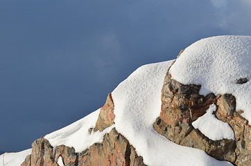 Image showing Hilltop in winter