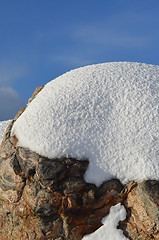 Image showing Hilltop in winter