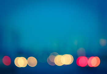 Image showing Photo of bokeh lights 