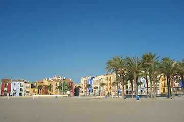 Image showing Villajoyosa beach