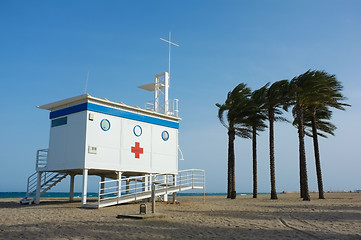 Image showing First aid hut