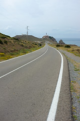 Image showing Road to Cabo de Gata