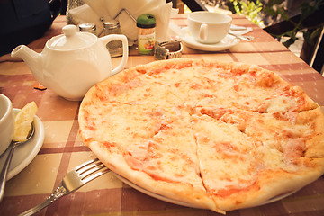 Image showing italian pizza