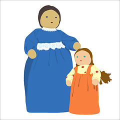 Image showing mother and daughter