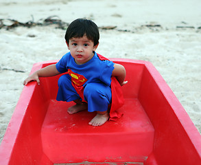 Image showing Little Superman