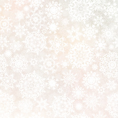 Image showing Christmas snowflakes background. EPS 8