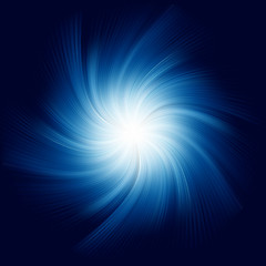 Image showing Blue Twirl Background. EPS 8