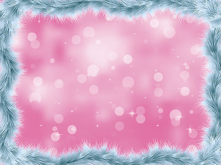 Image showing Pink abstract romantic with stars. EPS 8