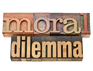 Image showing moral dilemma