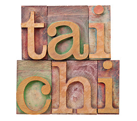 Image showing tail chi in letterpress type