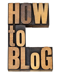 Image showing how to blog