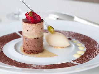 Image showing Mousse au chocolat