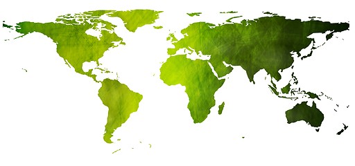 Image showing World textural map