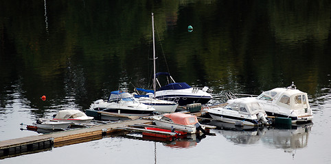 Image showing Small boats