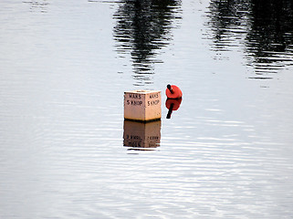 Image showing Speed limit at sea