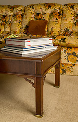 Image showing Coffe Table, Books, Spectacles