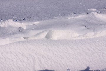 Image showing snowy landscape in the winter sun in France