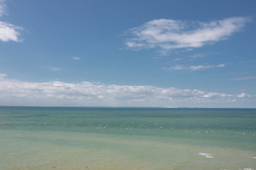 Image showing seascape from the coast of opal in France