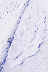 Image showing snowy landscape in the winter sun in France