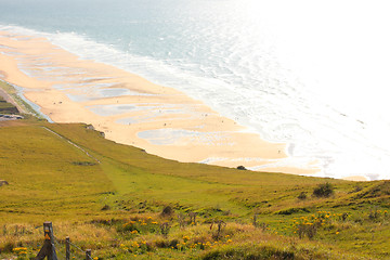 Image showing seascape from the coast of opal in France