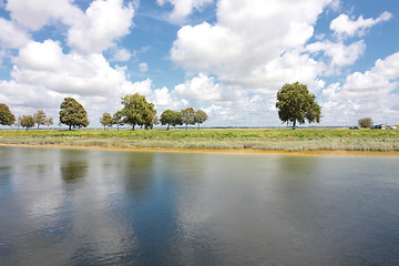 Image showing seascape, entrance to the port of St Valery sur Somme