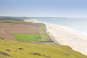 Image showing seascape from the coast of opal in France