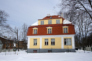 Image showing building  of the last century