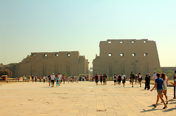 Image showing famouse karnak temple in Luxor