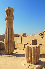 Image showing columns in karnak temple