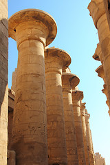 Image showing columns in karnak temple