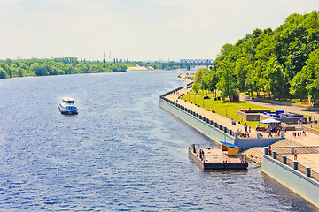 Image showing Ship on River