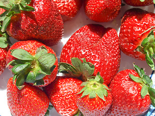 Image showing Strawberries