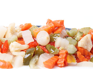 Image showing Mixed vegetables