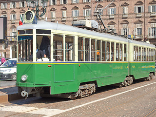 Image showing Old tram in Turin