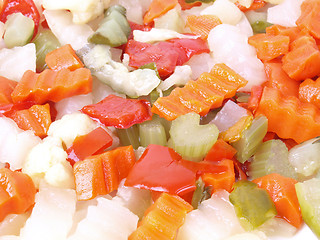 Image showing Mixed vegetables