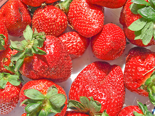 Image showing Strawberries