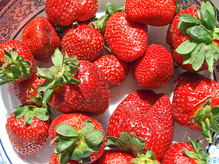 Image showing Strawberries