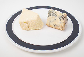 Image showing British cheeses